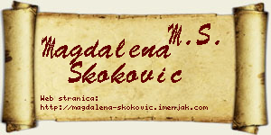 Magdalena Skoković vizit kartica